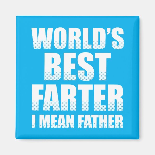 Världens bästa jordbrukare i Elaket Far Magnet (Framsidan)