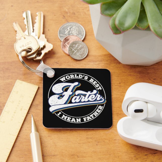 Världens bästa jordbrukare i Elaket Far Ord Nyckelring (Skrivbord)