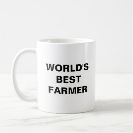 Världens bästa jordbrukare kaffemugg