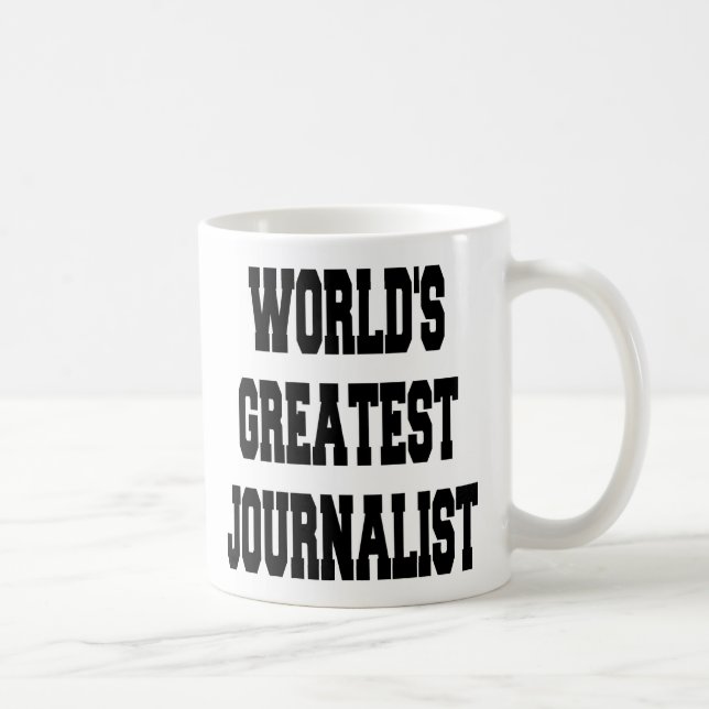 Världens Bästa Journalist Kaffemugg (Höger)