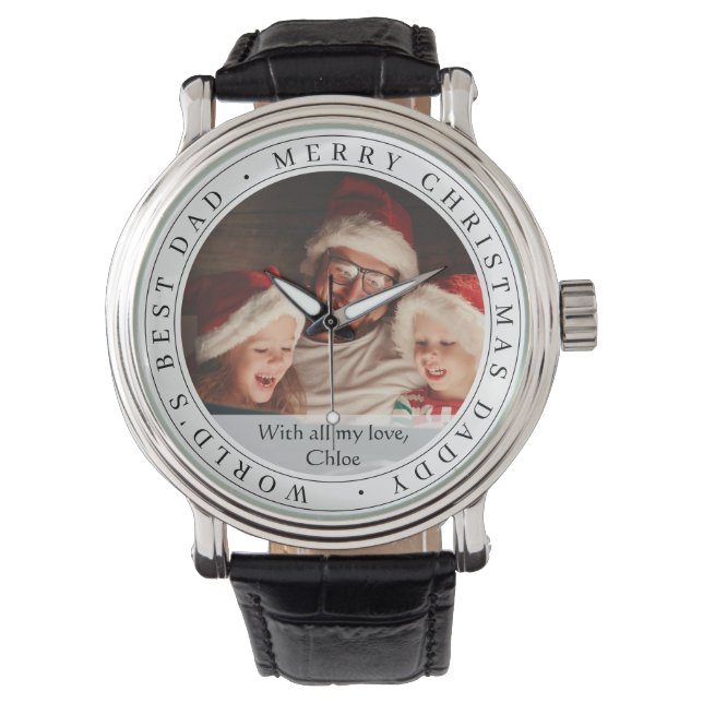 Världens bästa julafton i Pappa Armbandsur (Framsida)