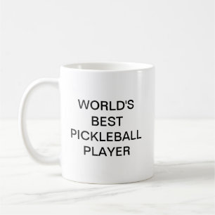 Världens bästa kaffe från Pickleball-spelaren mugg