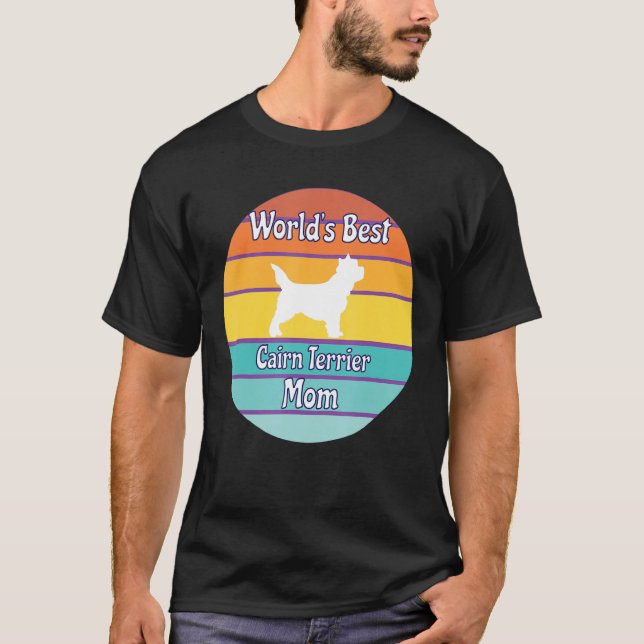 Världens bästa Kairn Terrier Mamma T Shirt (Framsida)