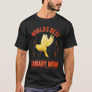 Världens bästa Kanarieöarna Mamma Bird Kärlek-fami T Shirt