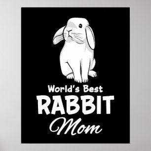 Världens bästa kanin Mamma Bunny Mor Poster