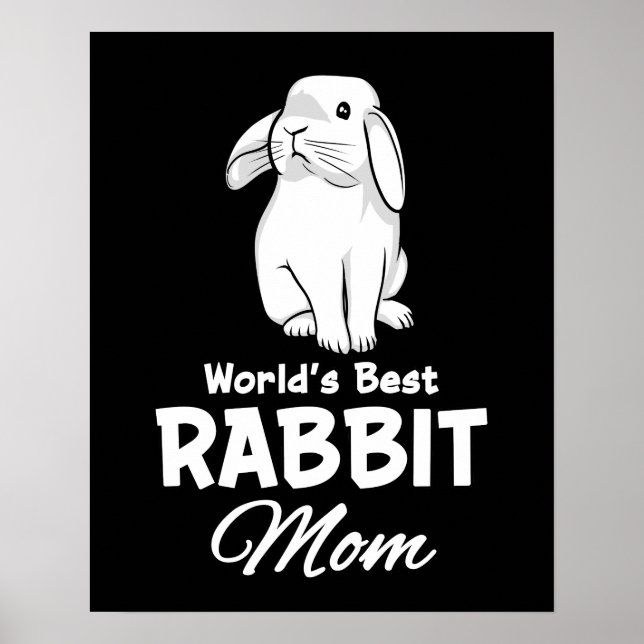 Världens bästa kanin Mamma Bunny Mor Poster (Framsidan)