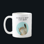 Världens bästa Kat Mamma Anpassningsbar Funny 2 Pe Kaffemugg<br><div class="desc">Världens bästa Kat Mamma Anpassningsbar Funny 2 Pet Foton kaffe Mugg</div>