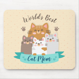 Världens bästa Kat Mamma - Cute Kittens Musmatta