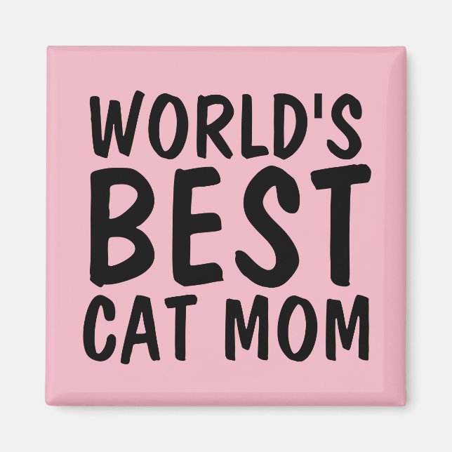 VÄRLDENS BÄSTA KAT-MAMMA-GRÖDOR MAGNET (Framsidan)