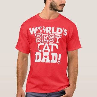 Världens bästa Kat Pappa T Shirt