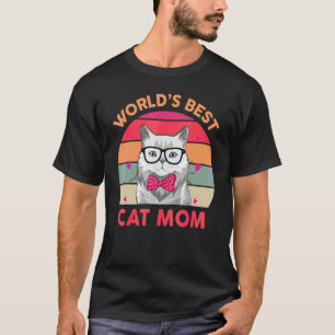 Världens bästa Katt Mamma någonsin Kitten Pet Mor T Shirt