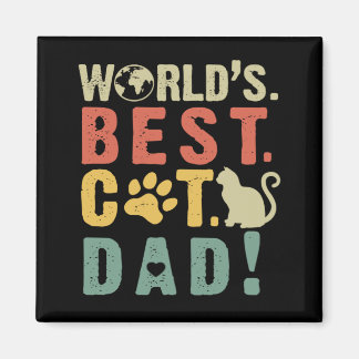 Världens bästa Katt Pappa Magnet