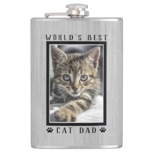 Världens bästa Katt Pappa Tass avtryck-fotoloka tr Fickplunta