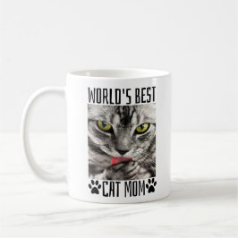 Världens Bästa Kattmamma  Kaffemugg