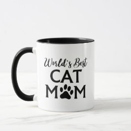 Världens Bästa Kattmamma Mugg