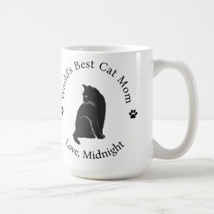 Världens Bästa Kattmamma Personlig Kaffe Mugg
