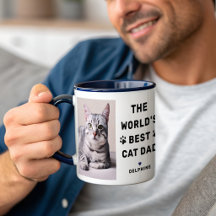 Världens Bästa Kattpappa Foto Navy