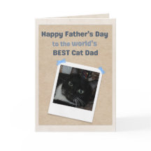 Världens bästa kattpappa från världens bästa katt
