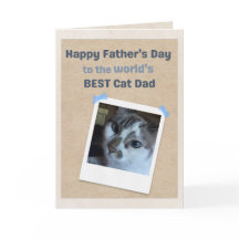 Världens bästa kattpappa från världens bästa katt
