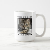 Världens Bästa Kattpappa med Ditt Kattfoto