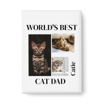 Världens Bästa Kattpappas Anpassade Namnpresent