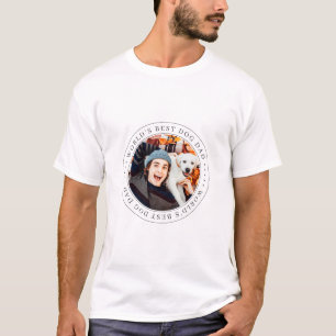 Världens bästa klassiska foto av Hund-Pappa T Shirt