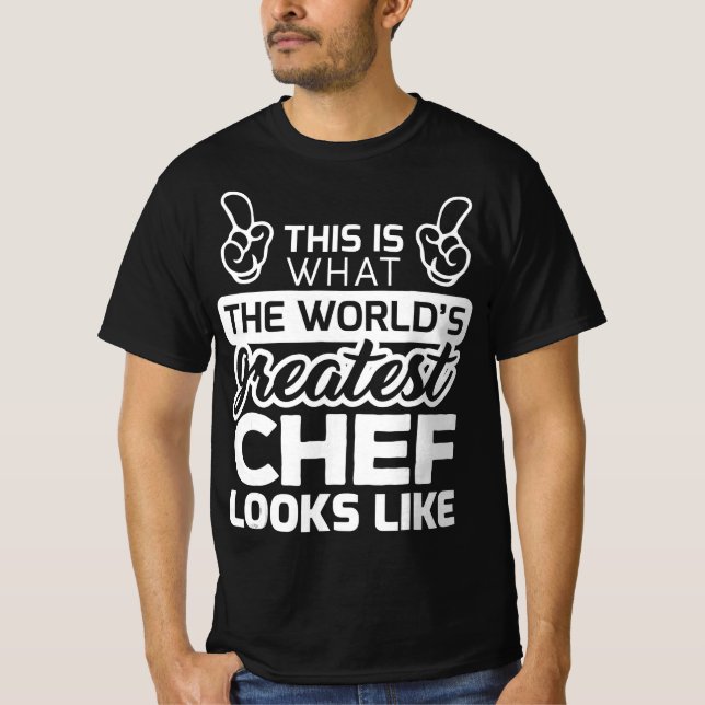 Världens bästa kock någonsin T-shirt (Framsida)