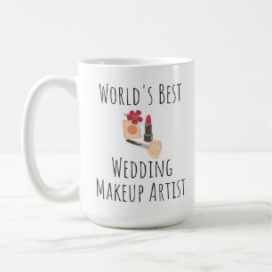 Världens bästa konstnär i Bröllop-Makeup-Tack Kaffemugg