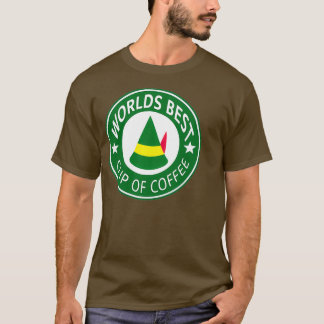 Världens bästa Kopp i Coffee Elf T Shirt