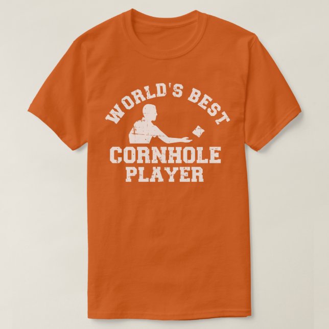 Världens bästa kornhålsspelare t shirt (Design framsida)