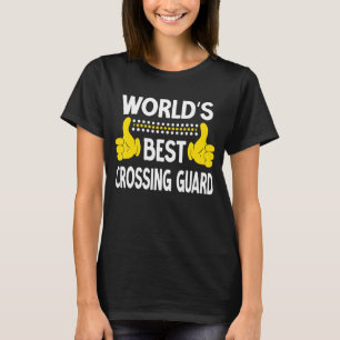 Världens bästa korsningsgardinsjobbtitel Korsnings T Shirt