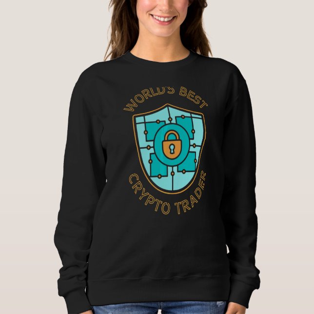 Världens bästa kryptohandel med kryptonhandel t shirt (Framsida)