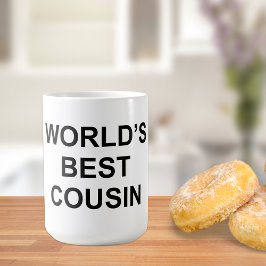Världens bästa kusin kaffemugg