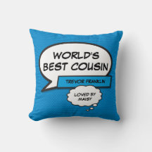 Världens bästa kusin Roligt Modern Tecknad Coola B