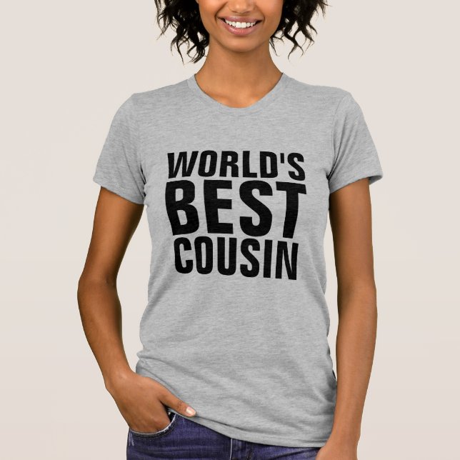 VÄRLDENS BÄSTA KUSIN T-Shirts (Framsida)
