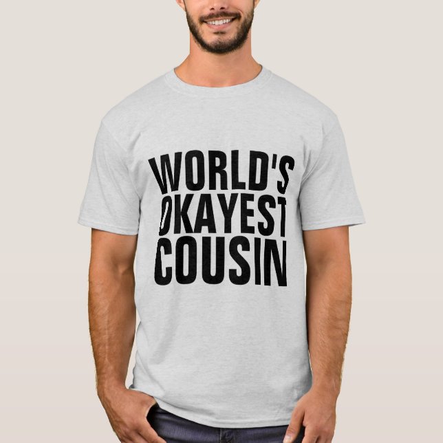 VÄRLDENS BÄSTA KUSIN T-shirts (Framsida)