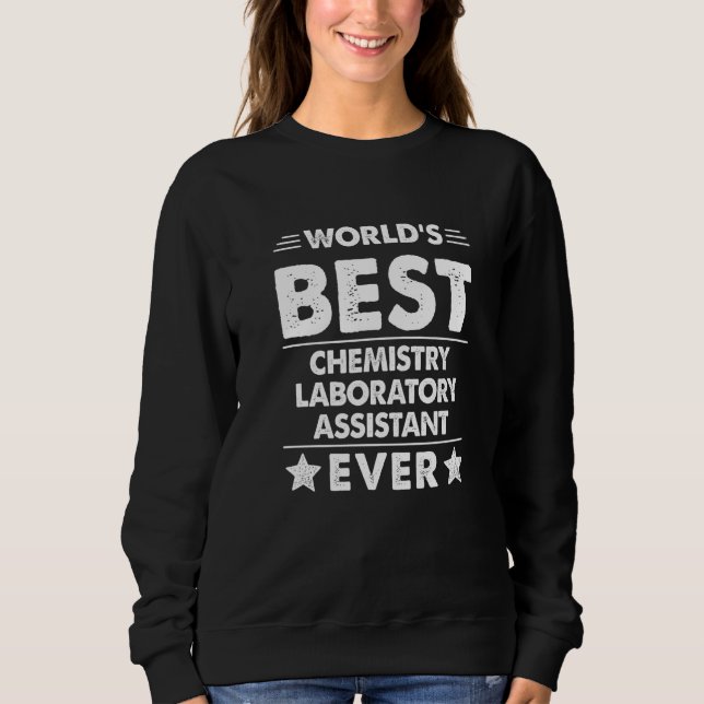 Världens bästa laboratorieassistent för kemi någon t shirt (Framsida)
