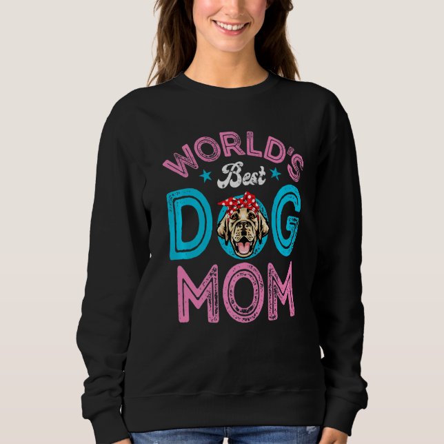 Världens bästa labrador Hund Funny Mors dag T Shirt (Framsida)