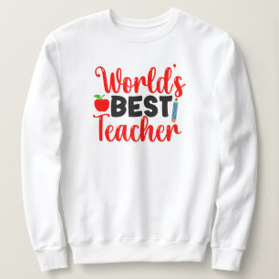Världens Bästa Lärare Äpple Skolpresent T Shirt