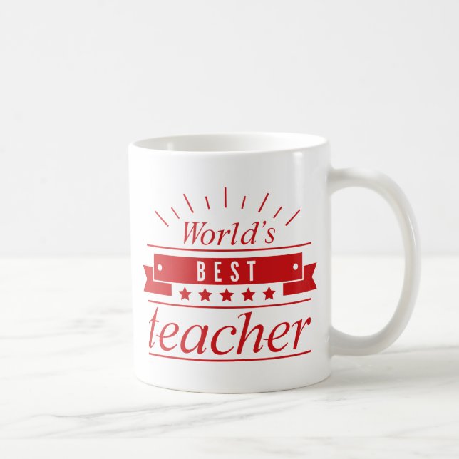 Världens bästa lärare kaffemugg (Höger)