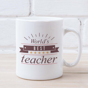 Världens bästa lärare kaffemugg