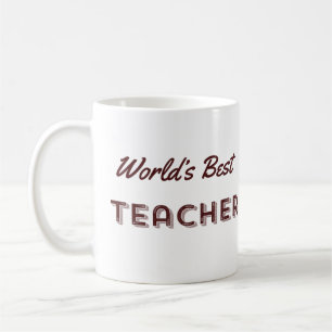 Världens bästa lärare kaffemugg