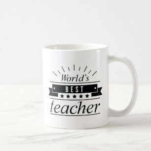 Världens bästa lärare kaffemugg