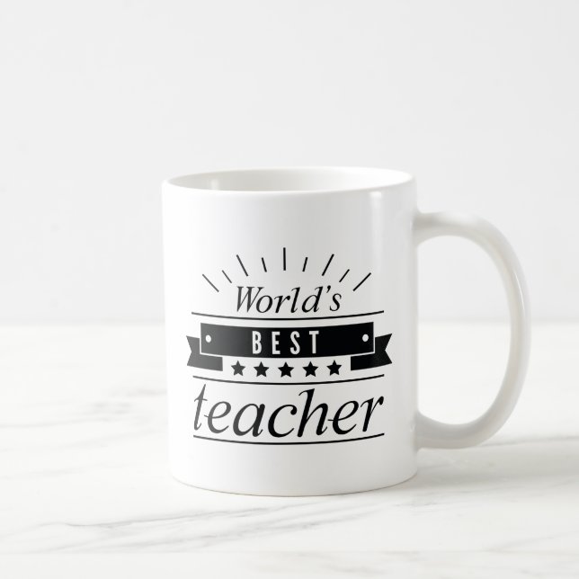 Världens bästa lärare kaffemugg (Höger)