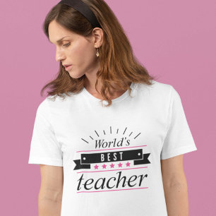 Världens bästa lärare t shirt