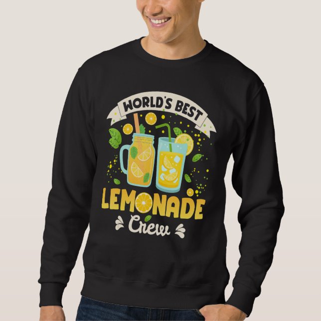 Världens Bästa Lemonadstånds Crew Sommar Barn Lemo Lång Ärmad Tröja (Framsida)