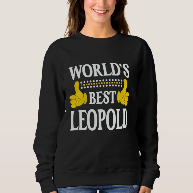Världens bästa Leopold Personal Namn First Namn Fu T Shirt (Framsida)
