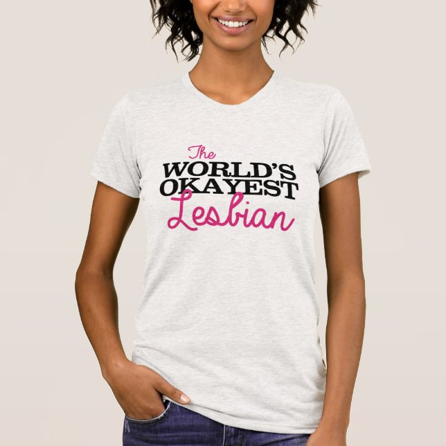 VÄRLDENS BÄSTA LESBISKA T SHIRT (Framsida)