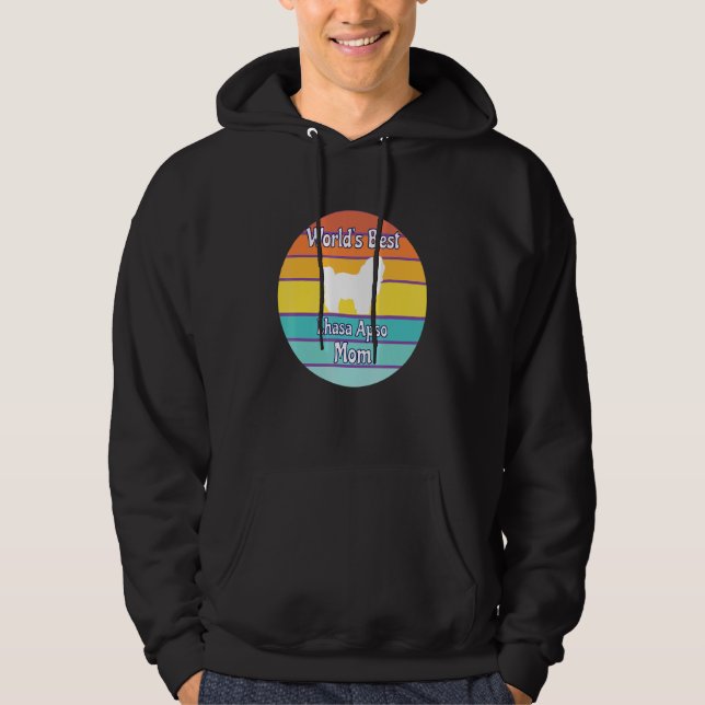 Världens bästa Lhasa Apso-mamma Hoodie (Framsida)