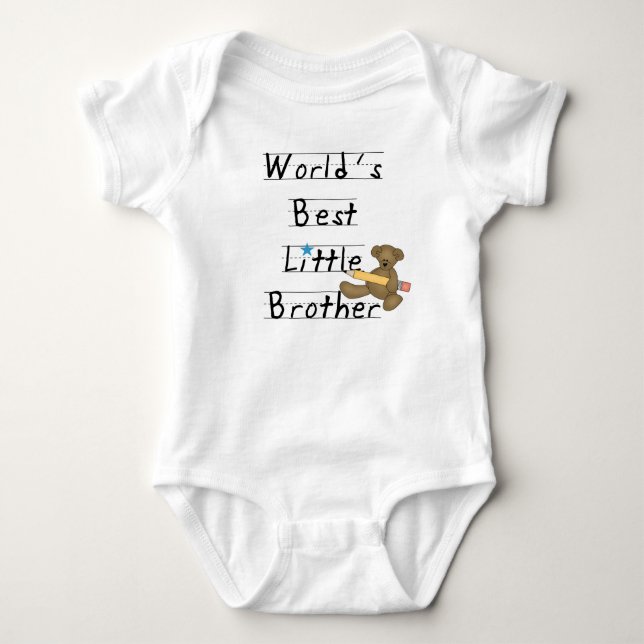 Världens bästa lilla broder tee (Framsida)